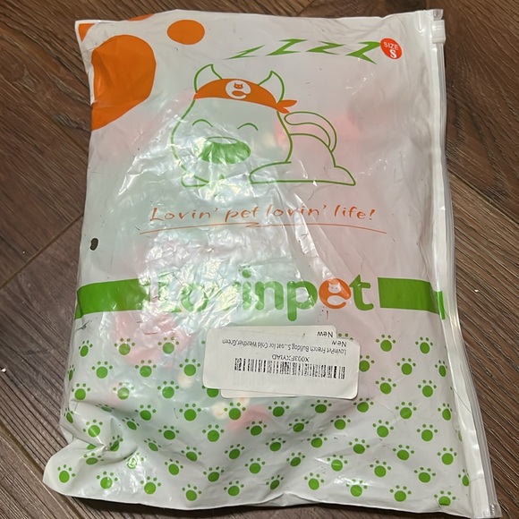 NWT LovinPet Dog Flannel Sweaters Jacket Outfit Green Cardinal Pattern Small - Picture 12 of 15